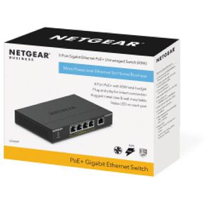 Produktbild für Switch Netgear SOHO Gigabit, GS305PP-300EUS, unmanaged
