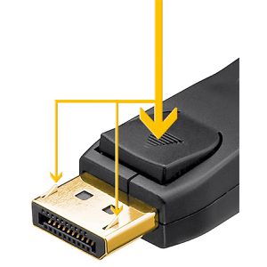 Produktbild für Displayport-Kabel Goobay 61696, 8K UHD, DP 1.4