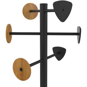 Produktbild für Garderobenständer Unilux Bora Bamboo, schwarz