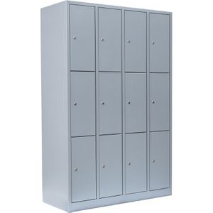 Schließfachschrank ClassiX X-520340, lichtgrau