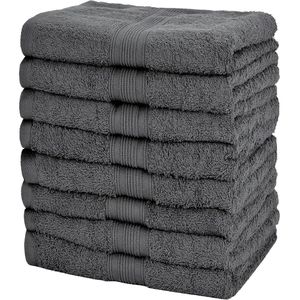 Handtuch NatureMark Premium, anthrazit, 50 x 100 cm