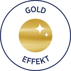 Produktbild für Sticker Zweckform Z-Design 51059, Gold-Silber