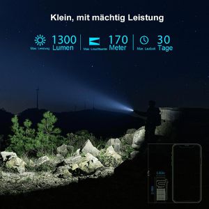Produktbild für Taschenlampe Olight Baton 4, LED, aufladbar