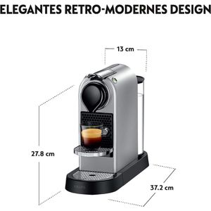 Produktbild für Kapselmaschine Krups Nespresso New CitiZ XN741B