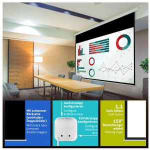 Produktbild für Beamer-Leinwand ESMART Professional MIMOTO