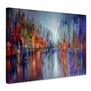 Produktbild für Wandbild AS-Creation Stadt am Fluss