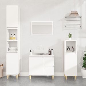 Produktbild für Badmöbel-Set vidaXL 3185535, weiß, 3-teilig