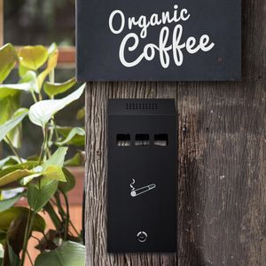 Produktbild für Aschenbecher Relaxdays schwarz, für Outdoor