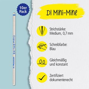 Produktbild für Kugelschreiberminen Online Minimine, 70003