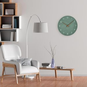 Produktbild für Wanduhr TFA 60.3054.04, Holz, analog, Quarzuhr