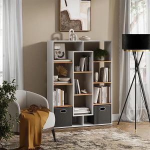 Produktbild für Bücherregal Vicco 14302, weiß / eiche