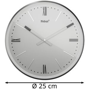 Produktbild für Wanduhr Mebus 19780, Kunststoff, analog, Quarzuhr