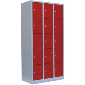 Produktbild für Schließfachschrank ClassiX X-520534, rot