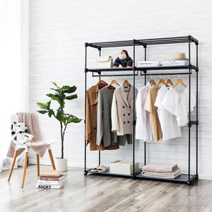 Produktbild für Kleiderschrank Songmics RYG02BK, schwarz