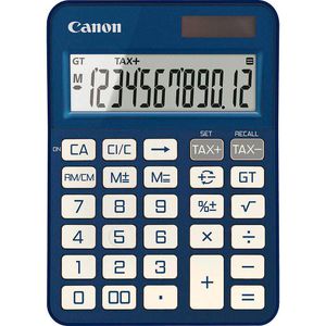Taschenrechner Canon KS-125KB, MwSt-Berechnung, dunkelblau