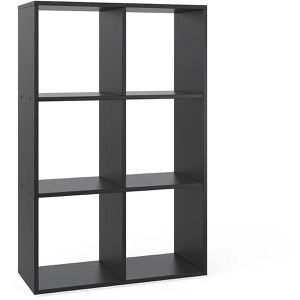 Bücherregal Vicco Karree, schwarz