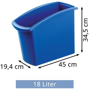 Produktbild für Papierkorb Han Mondo 1840-14, blau