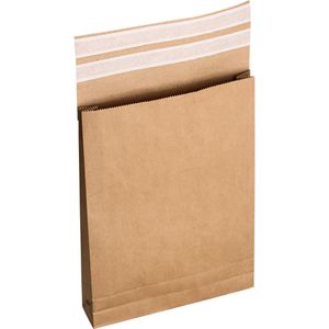 Produktbild für Faltentaschen flexiPAK Classic, B4, braun