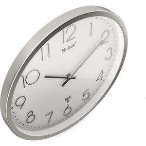 Produktbild für Wanduhr Mebus 19776, Kunststoff, analog, Funkuhr