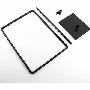 Produktbild für Infoständer Böttcher-AG aus Aluminium, schwarz, A3
