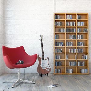 Produktbild für CD-Regal Vicco Jukebox, buche