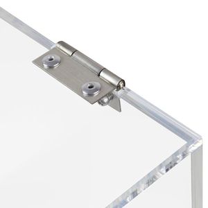 Produktbild für Spendenbox HMF 46919 Würfel, Acryl, transparent