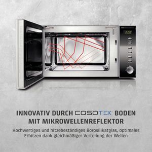 Produktbild für Mikrowelle Caso MG 20 Ceramic menu, mit 1000 Watt Grill