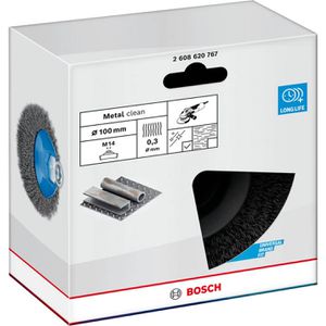 Produktbild für Drahtbürste Bosch 2608620767, Kegelbürste Ø 100mm
