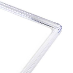 Produktbild für Infoständer Böttcher-AG aus Aluminium, transparent, A4