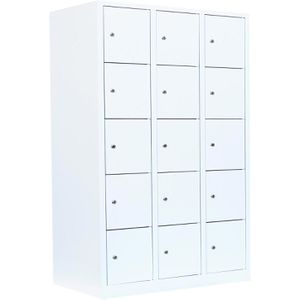 Produktbild für Schließfachschrank ClassiX X-523537, weiß