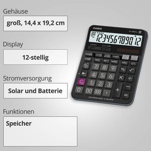 Produktbild für Taschenrechner Casio DJ-120D Plus