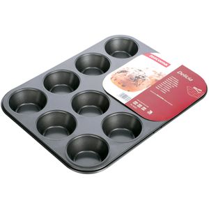 Produktbild für Backform Tescoma DELICIA, für 12 Muffins, aus Edelstahl
