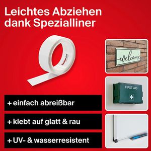 Produktbild für Montageband Fischer 560901, 3m x 38mm