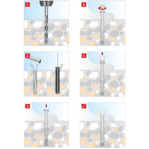 Produktbild für Schrauben-Dübel-Set Tox 04510139, Toilet XL
