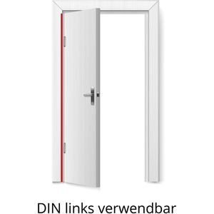 Produktbild für Drückergarnitur BASI 7306-2288, links