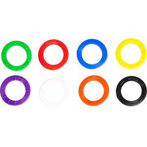 Schlüsselkappen Rema rund, 8 Stück