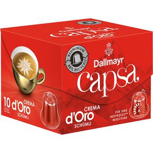 Produktbild für Kaffeekapseln Dallmayr Capsa Crema d' Oro Schümli