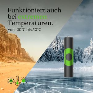 Produktbild für Akku GP Batteries ReCyko Pro, 1,2 V, 800 mAh