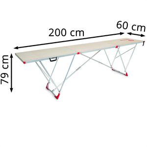 Produktbild für Tapeziertisch Euroline eurotap, 8102160
