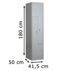 Produktbild für Spind G-Office WRZ/2.1840, Z-Spind, lichtgrau