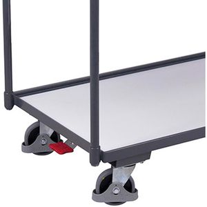 Produktbild für Tischwagen VARIOfit sw-600.557, ESD, Metall &amp; Holz
