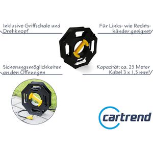 Produktbild für Kabeltrommel Cartrend leer