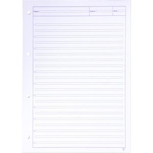 Produktbild für Arbeitsblock Clairefontaine 82603C, A4, liniert