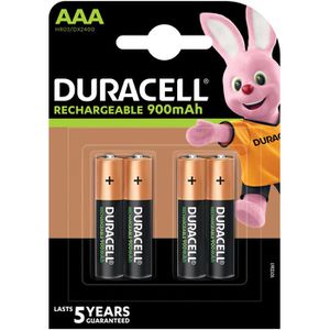 Akkus Duracell Rechargeable Ultra, AAA, 900 mAh