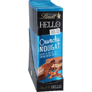 Tafelschokolade Lindt HELLO Crunchy Nougat