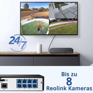 Produktbild für NVR Reolink NVS8, LAN, PoE, 4K