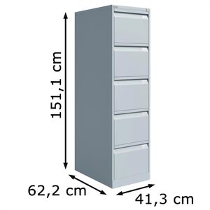 Produktbild für Hängeregisterschrank Bisley 3653-645