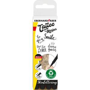 Tattoostift Eberhard-Faber Skinlettering, schwarz