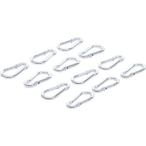 Produktbild für Karabinerhaken BGS-technic 85790, Stahl