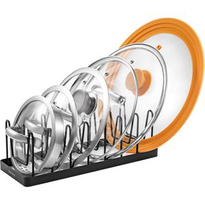 Produktbild für Topfdeckelhalter Tescoma Online 901014.00, schwarz, aus Metall